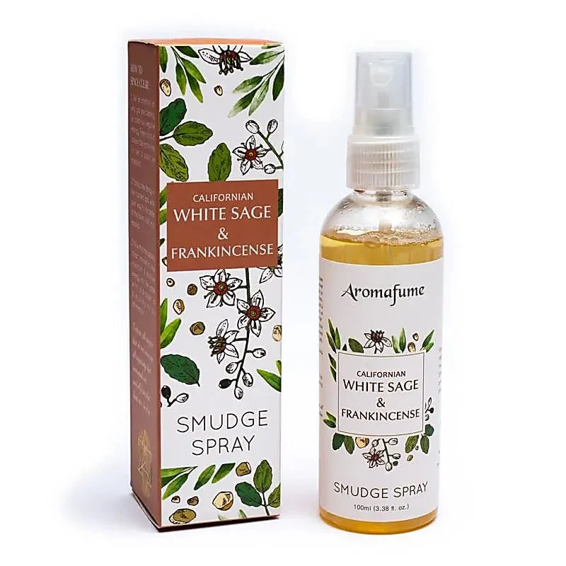 Aromafume Smokeless Smudge Spray (100ml) - Aura Cleansing and Space Clearing Mist 