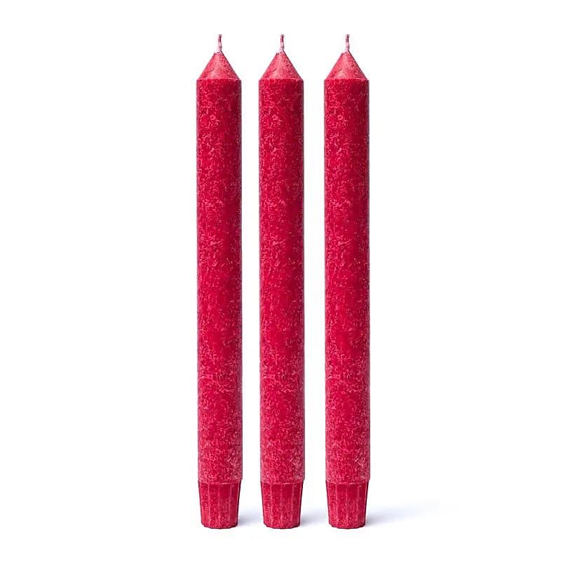 Fairtrade Sustainable Palm Wax Scented Dinner Candles (Chakra & Black Forest Collection)
