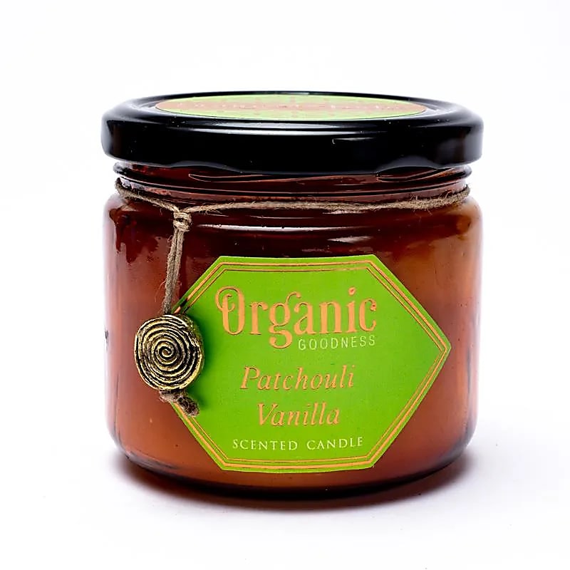 Organic Goodness Aromatherapy Candle – Patchouli & Vanilla