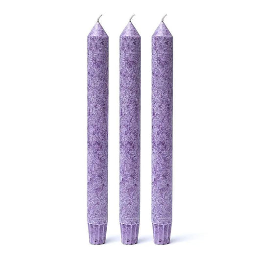 Fairtrade Sustainable Palm Wax Scented Dinner Candles (Chakra & Black Forest Collection)