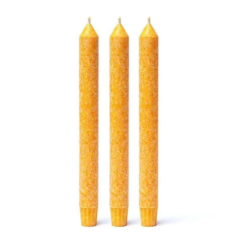 Fairtrade Sustainable Palm Wax Scented Dinner Candles (Chakra & Black Forest Collection)