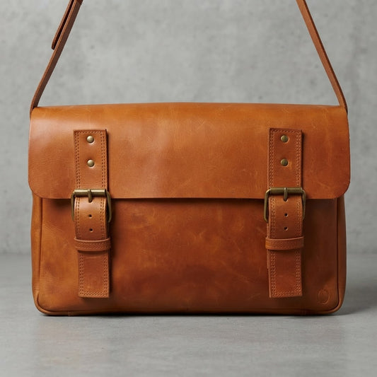 Vintage Cognac Leather Bag