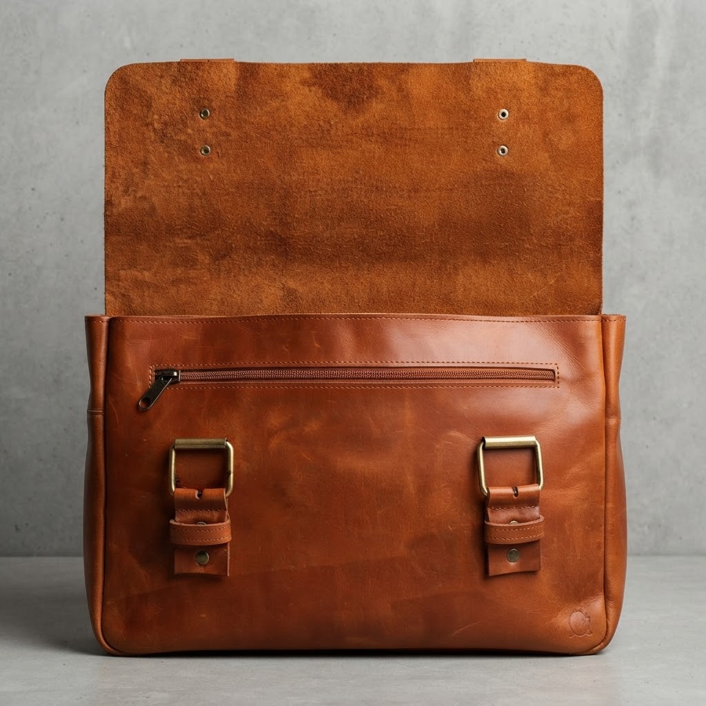 Vintage Cognac Leather Bag