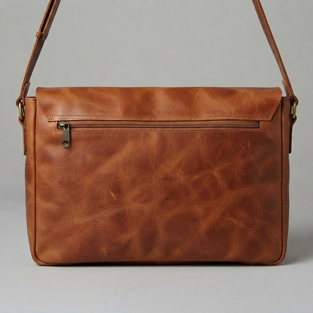 Vintage Cognac Leather Bag