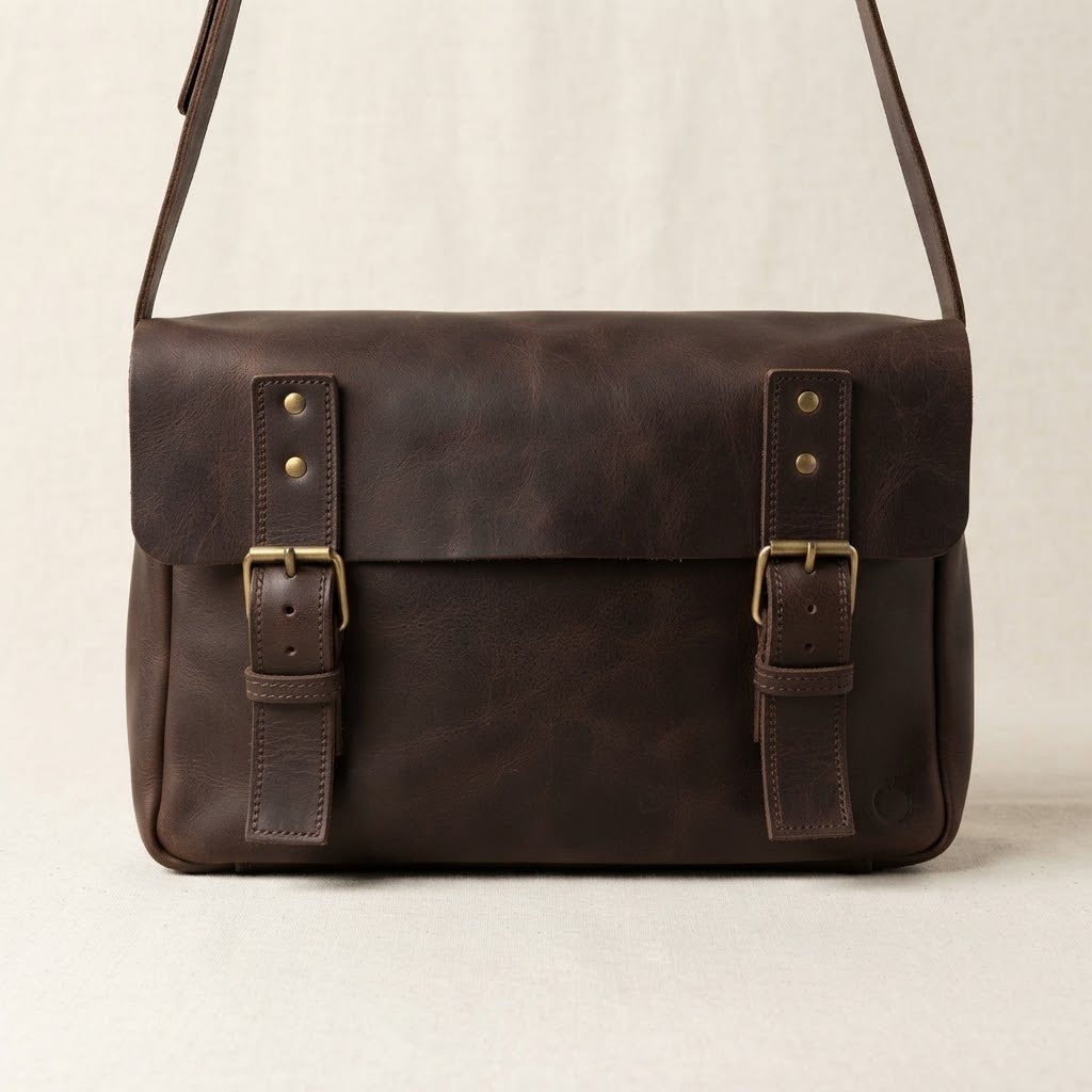 Vintage Brown Leather Bag