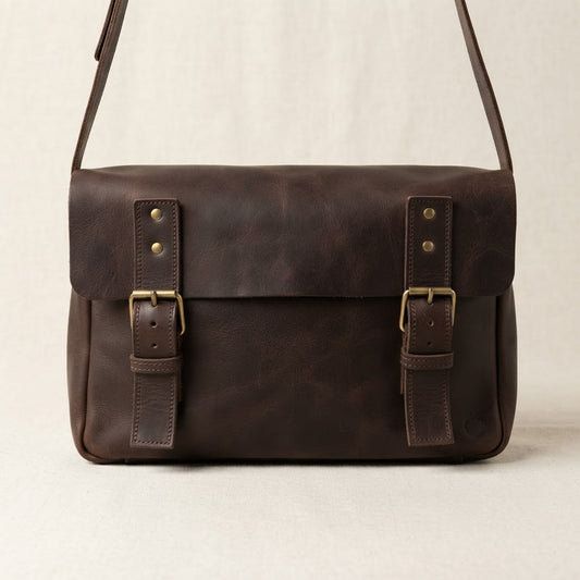 Vintage Brown Leather Bag
