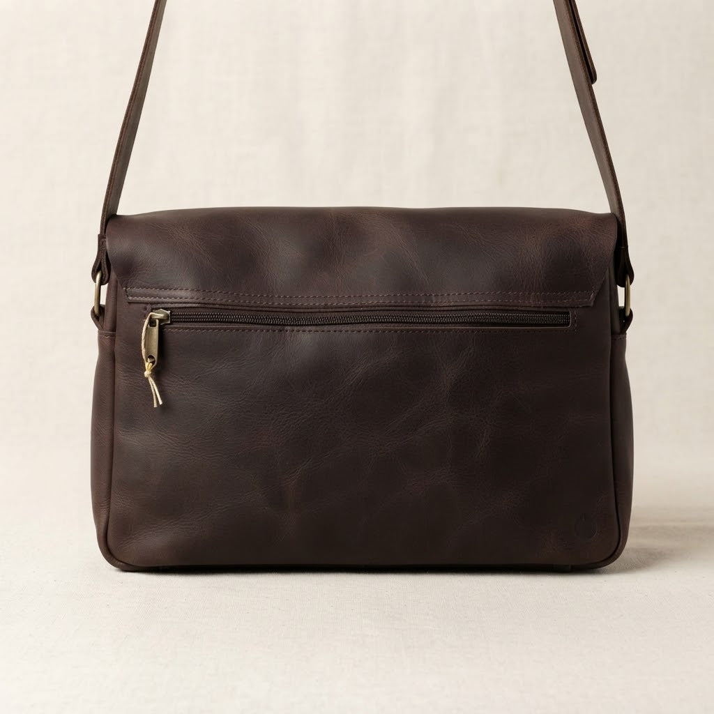 Vintage Brown Leather Bag