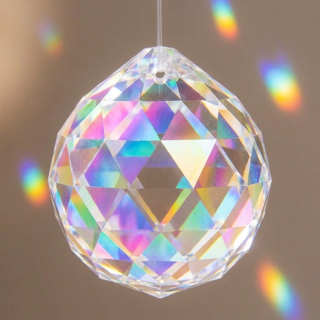 Glass Crystal Rainbow (Teardrop and Sphere Shapes)