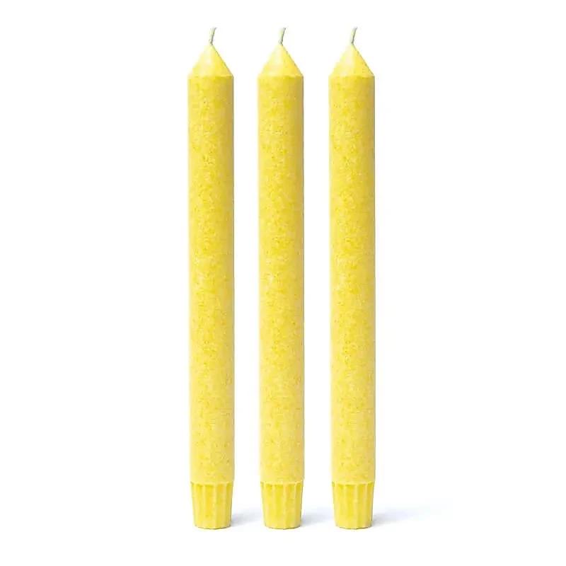 Fairtrade Sustainable Palm Wax Scented Dinner Candles (Chakra & Black Forest Collection)