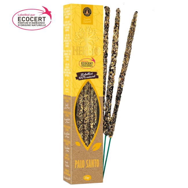 Encens Smudge Ecocert Herbio Palo Santo 20g
